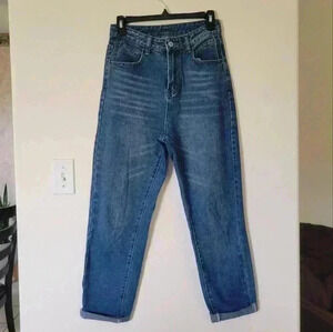 SHEIN high waisted mom blue jean size small